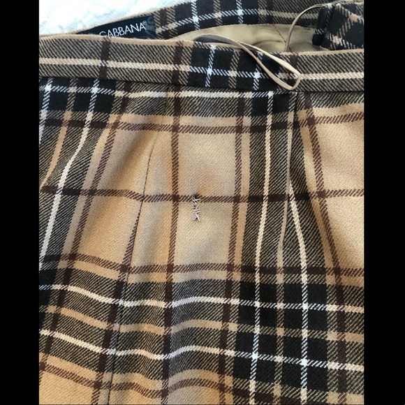 Dolce & Gabanna plaid lined long skirt - Picture 10 of 12